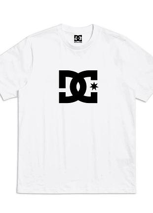 Біла футболка loys dc shoes star logo унісекс дисі xs