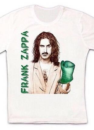 Футболка белая frank zappa ''them or us'' vintage t-shirt s