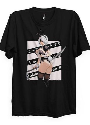 Футболка черная loys 2b (type bunny)
