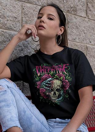 Футболка loys bullet for my valentine (scull) черный xl