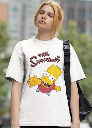 Футболка loys the simpsons (bart) белый l