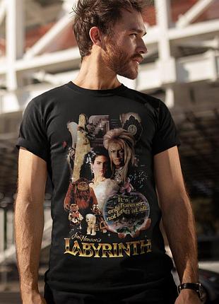 Футболка loys унисекс labyrinth (jim henson) черный xs