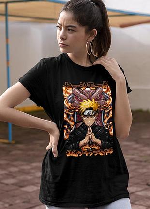 Футболка loys naruto (naruto uzumaki) черный xs