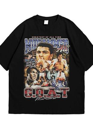 Футболка loys с принтом боксер мухаммед али muhammad ali черный art.001 m