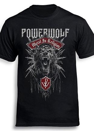 Футболка loys powerwolf - metal is religion (wolf) черный xs