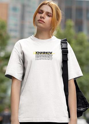 Футболка loys харьков (ночная карта города wht) белый xxl