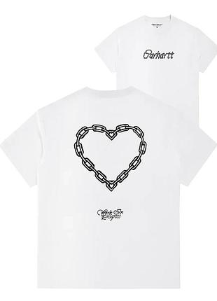 Футболка loys хлопковая с принтом carhartt sk8 art.007 xs