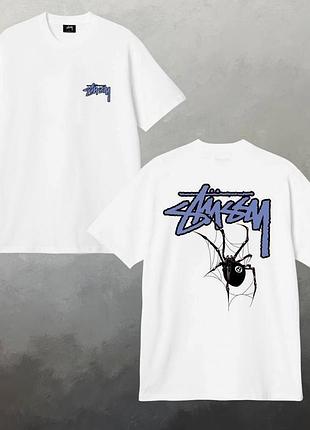 Футболка loys stussy стуссі чорна дуже гарна якість 100% бавовна. xxl