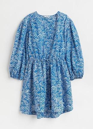 Сукня з суміші льону від h&m