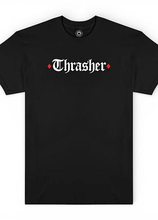 Футболка loys thrasher x spitfire the end oath black s