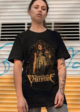 Футболка loys bullet for my valentine (girl with the skull) черный s