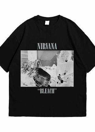 Футболка loys с принтом nirvana bleach черный xs