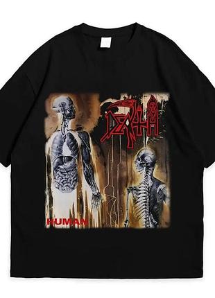 Футболка loys с принтом death human черный xs