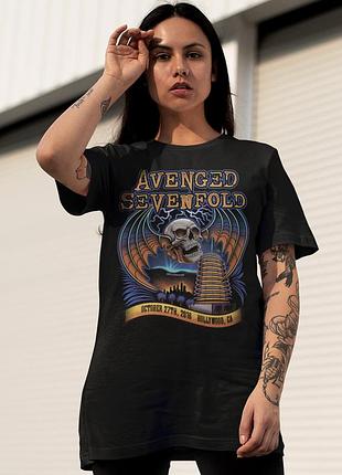 Футболка loys avenged sevenfold (hollywood) чорний l