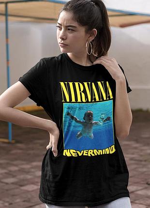 Футболка loys nirvana (nevermind 1991) черный xs