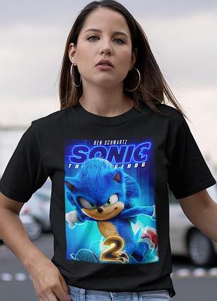 Футболка loys sonic the hedgehog 2 черный xxl