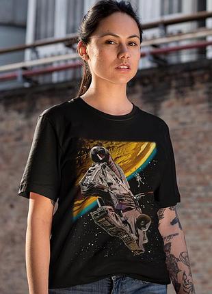 Футболка loys star wars (millennium falcon) черный xxl