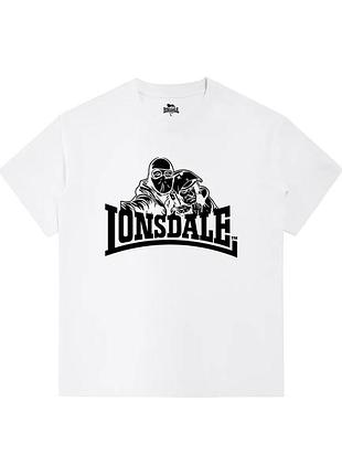 Футболка loys хлопковая с принтом lonsdale sk8 art.015 xs