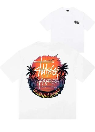 Футболка loys stussy стуси хлопковая с принтом у2к art.001 m