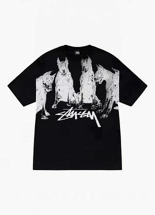 Футболка loys stussy стусси новая футболка loys черного цвета 100% хлопок s