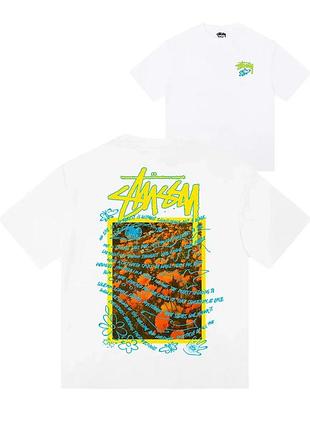 Футболка loys stussy стуси хлопковая с принтом у2к art.014 l
