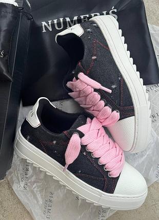 👟 кросівки  numeris pink denim       / наложка bs👟