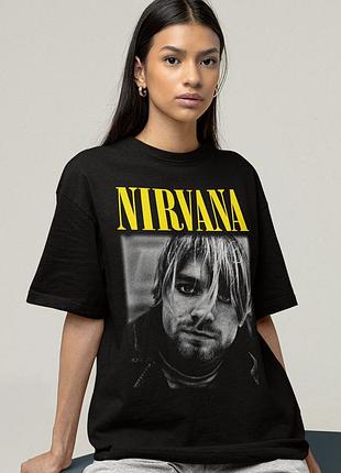 Футболка loys nirvana (kurt cobain portrait) черный s