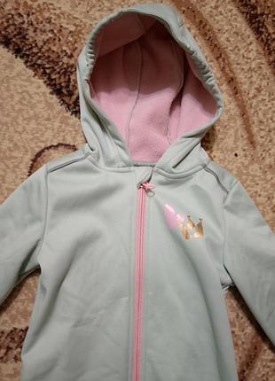 Комбинезон-дождевик softshell / софтшелл для девочки lupilu bionic-finish® eco 3