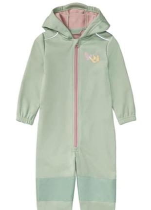 Комбінезон-дощовик softshell / софтшелл для дівчинки lupilu bionic-finish® eco