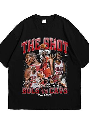 Футболка loys с принтом bulls vs cavs jordan черный xs