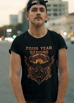 Футболка loys унисекс four year strong (rising bird) черный xs