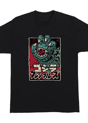 Футболка loys santa cruz godzilla hand front (black) xs