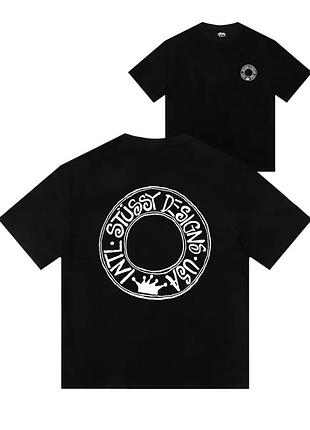 Футболка loys stussy стуси хлопковая с принтом у2к art.006 l