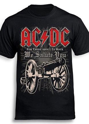 Футболка loys ac/dc - for those about to rock черный xl