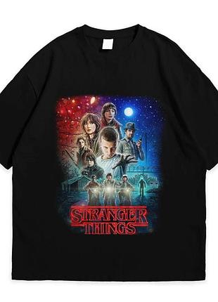 Футболка loys с принтом странные чудеса stranger things черный s