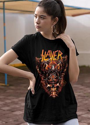 Футболка loys slayer (eagle and skull) черный xxl