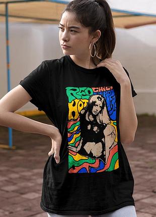 Футболка loys red hot chili peppers (kneeling girl) чорний xl