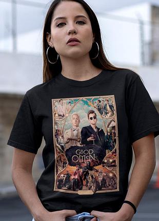 Футболка loys good omens (characters) черный xs