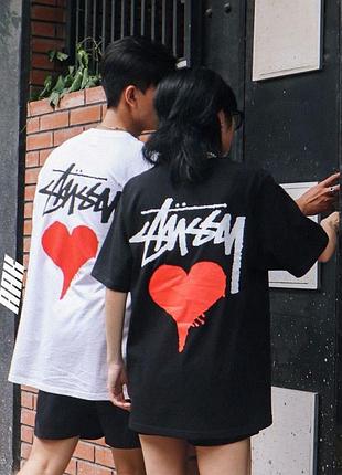Футболка loys stussy стуссі чорна нова 100% бавовна дуже гарна якість xs
