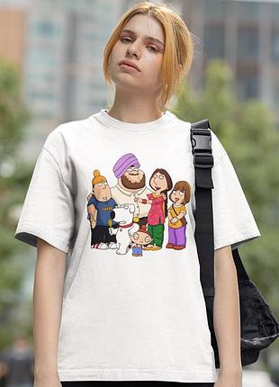 Футболка loys family guy (indian vibes wht) білий m