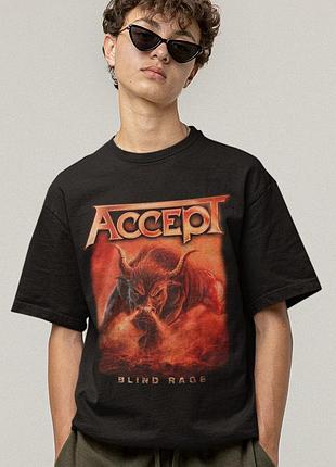 Футболка loys унисекс accept (blind rage) черный xl