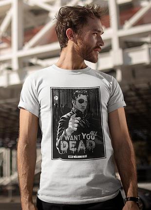 Футболка loys унисекс the walking dead (i want you all dead) белый l