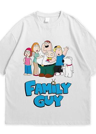 Футболка loys с принтом грифины family guy белый s