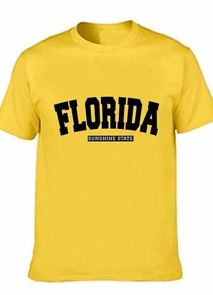 Женская стильная оверсайз футболка loys florida желтый xl