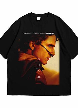 Футболка loys с принтом дюна часть 2 пол dune черный xs