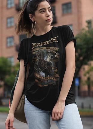 Футболка loys megadeth (give me liberty or give you deth) черный xs