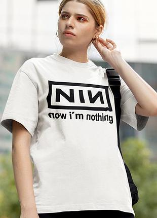 Футболка loys nine inch nails (now im nothing wht) белый xs