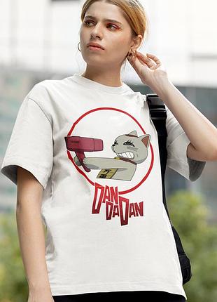Футболка loys dandadan (neko wht) белый xs