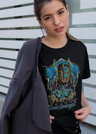 Футболка loys marvel (thor love and thunder) черный m