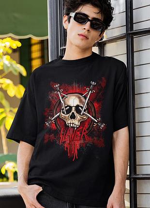 Футболка loys унісекс slayer (bloody skull) чорний s